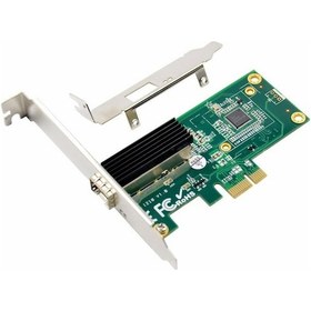 Resim Open Smart OPS7721NT 1 Port Intel I210-F1 1Gbe Sfp PCIe X1 Ethernet Kartı 