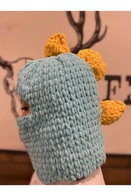 Resim KnitBee Kar Maskesi , Balaklava , Balaclava , Dinozor Model 