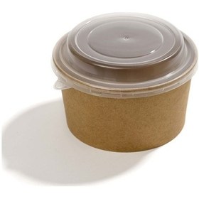 Resim 550 Cc Kraft Yuvarlak Salata Kasesi 50 Adet 