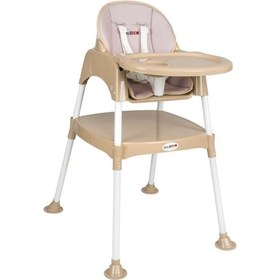 Resim Babydoor 3İn1 Bambu Çalışma Masalı Pedli Mama Sandalyesi 