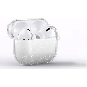 Resim Teknocep Apple Uyumlu AirPods 3. Nesil Allstar Airbag 32 Parlayan Simli Saydam Renkli Kılıf-şeffa Şeffaf 