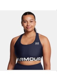 Resim Under Armour Ua Hg Authentics Mid Branded Kadın Spor Sütyeni-30465 Lacivert 