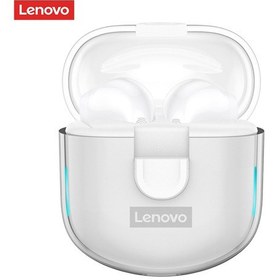 Resim Samdoo Lenovo Lp12 Bluetooth 5.1 Spor Kulaklıkları - Dokunmatik Kontrol, Mikrofonlu, 250mah Şarj Kutusu, Beyaz 