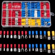 Resim 280 Parça Elektrik Yalıtımlı Kablo Bağlantı Seti - Erkek/Kadın Kablo Konnektörleri, Halka ve Çatal Uçlu Terminal Kit 