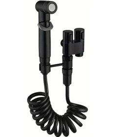 Resim Willowhaven Siyah Modern Minimalist Duş Başlığı Seti Yüksek Basınçlı Paslanmaz Çelik Duş Seti Sağlam 