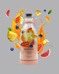 Resim Pembe Ve Beyaz Renk Seçenekli Mini Boy Meyve Sıkıcı 