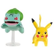 Resim Pokemon Battle 2'li̇ Fi̇gür S1 Pikachu ve Bulbasaur 