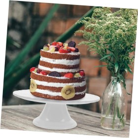 Resim Teknotrust Narkalıp Pasta Sıvama Standı, Beyaz 33 cm 