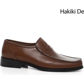 Resim Gönderi(r) Erkek Kahve Antik Kösele Taban Hakiki Deri Klasik Ayakkabı 