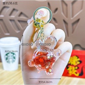 Resim Şık Ve Sevimli Silver1 Renkli Degrade Papyon Ayı Anahtarlık - Erkek Ve Kadın Aksesuarları 