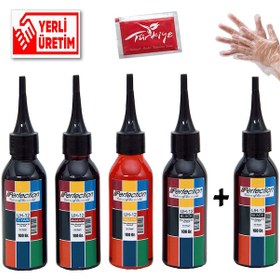 Resim Perfection Epson L350 L355 L362 Yazıcı Uyumlu Mürekkep Dolum Seti 5 x 100 ML 