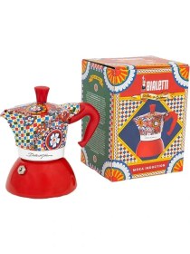 Resim Bialetti Dolce&Gabbana Moka Pot İndüksiyon 2 Cup 