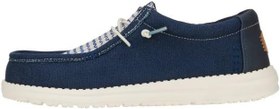 Resim HEYDUDE ayakkabılarından Navy Blazer/Egret Dokuma Kanvas Ayakkabılar 