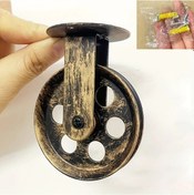 Resim Fochsia Antik Bronz Duvar Lambası Makara Seti - Çiftlik Tarzı Avize Montaj Kiti Metal Yapı 