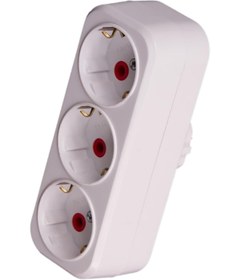 Resim Genel Markalar Golyat 3'lü Priz Topraklı Çoğaltıcı Beyaz EL-Bİ 