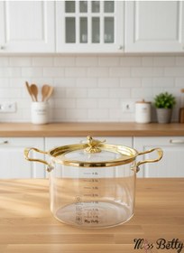 Resim Paradise Cam Tencere 4,5 Lt Şeffaf 