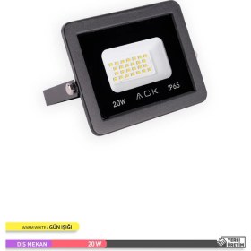 Resim Ack Smd LED Projektör 3000K Gün Işığı 20W 