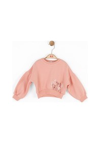 Resim Nk Kids Kız Çocuk Sweatshirt 37625 Pudra 