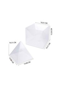 Resim Epoksi Silikon Kalıp Üçgen Büyük Piramit 16 Cm 