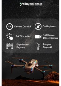 Resim D9 Akıllı Kameralı Drone 50x Zoom Fırçasız Motor Optik Akış Led Işıklı 