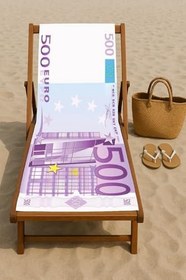 Resim denizlicotton Baskılı Plaj havlusu 80 x 150 cm, Deniz Havlusu, Şezlong Havlusu Euro-75 x 150 