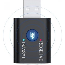 Resim Marsilyan Ally 2in1 Bluetooth 5.0 Mini USB Adaptör+Fm Transmitter 