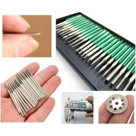 Resim Genel Markalar 30 Adet Elmas Aşındırma ve Gravür Uç Seti – Çok Amaçlı Kullanım 