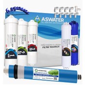 Resim Kapalı Kasa 12 Inç Su Arıtma Cihazı Filtresi 6 Aşamalı Inline Fil 