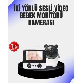 Resim Motto Ticaret Uzaktan Kontrollü Bebek Kamerası Ninni ve Zoom Özellikli 
