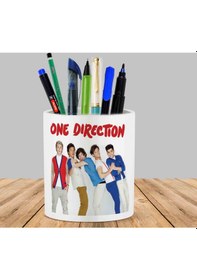 Resim One Direction Kaktüs Sukulent Saksı Kalemlik 