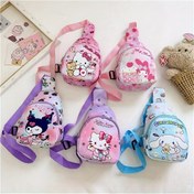 Resim 1 adet Sevimli for kuromi Melody Crossbody Çantası - Sevimli Anime Temalı Depolama Çantası, Fermuar Kapatma, Polyester Malzeme, Canlı Karakter Tasarımı, Elde Yıkanabilir, Kuru Temizlik Gerektirmez, Canlı Aksesuar|Oyun Sever Aksesuar|Zippered Çanta 
