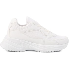 Resim AYAKMOD Beyaz Fileli Hafif Kadın Spor Ayakkabı 2410 G 