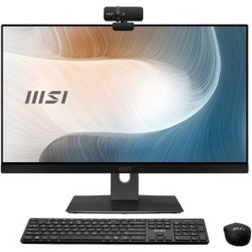 Resim MSI MODERN AM241P 11M-071XTR 23.8 LED 1920X1080 (FHD) I5-1135G7 8GB DDR4 256GB SSD+1TB HDD DOS ERGONOMIK SIYAH AIO PC HP