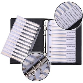 Resim Alkatronik-4250 Parça Smd 0805 Direnç Seti Kitabı 1% Sample Book 