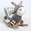 Resim Babyklas Ahşap Ayaklı Peluş Oyuncak Sallanan Eşek 