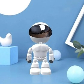 Resim Mesro Robot Görünümlü Wifi Güvenlik Kamerası Kablosuz Gece Görüşlü Iç Mekan Camera 
