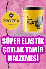 Resim PROZEK ZIRH ZIRH İç ve Dış Cephe Çatlak Tamir Malzemesi 3 KG 