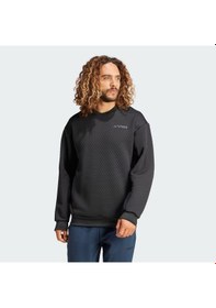 Resim Adidas Black Erkek Kapşonlu Sweat Xpl Crew Neck Ix3941 001 
