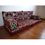 Resim Uğurlu Şark Köşesi Bordo Kilim Desen Takım 
