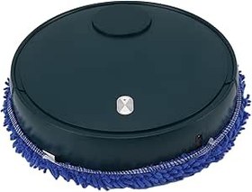Resim MOP Fonksiyonu Olan Robot Vakum, Evinizde Güçlük Için Tam Otomatik, Sessiz, Ultra Ince tasarım. (WHITE) (GREEN) 