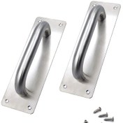 Resim 200 X 65 Mm Sürgülü Kapı Kolu, Paslanmaz Çelik Kapı Kolu 