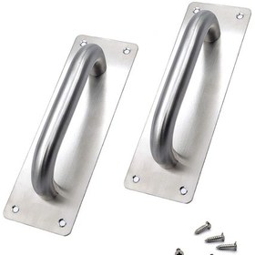 Resim 200 X 65 Mm Sürgülü Kapı Kolu, Paslanmaz Çelik Kapı Kolu 