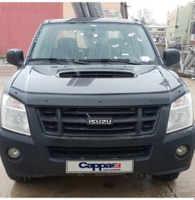 Resim Cappafe Isuzu D-Max Ön Kaput Koruyucu Rüzgarlık 4Mm Abs 2006-1 