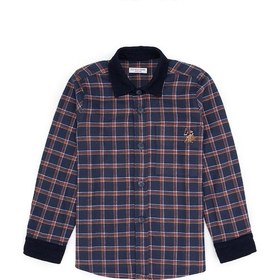 Resim U.s. Polo Assn. Erkek Çocuk Lacivert Gömlek Desenli 50316674-vr033 Lacivert 