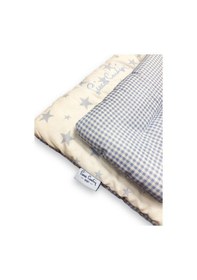 Resim Pierre Cardin Lüks Nakışlı Alt Açma Minderi - Mavi 