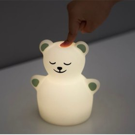 Resim IKEA Tövader çocuk masa lambası Ledli, beyaz, silikon 