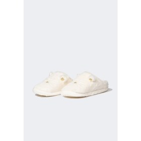 Resim DeFacto Kadın Kedi Temalı Düz Taban Pelüş Ev Terliği D4702AX24AU 