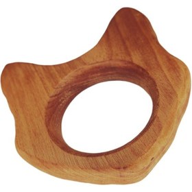 Resim Diş Kaşıyıcı Kedi Doğal Ahşap Çok Renkli 