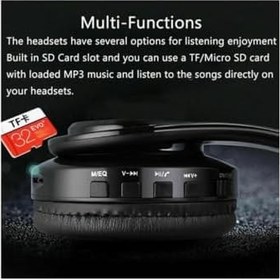 Resim Torima B39 Bluetooth Kablosuz Stereo Kulaklık Microsd + Radyo Siyah PRA41906261571 