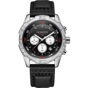 Resim Olevs Olıvs 6898 Erkekler Moda Su Geçirmez Çift Takvim Kuvars Izle (Siyah) (Yurt Dışından) 